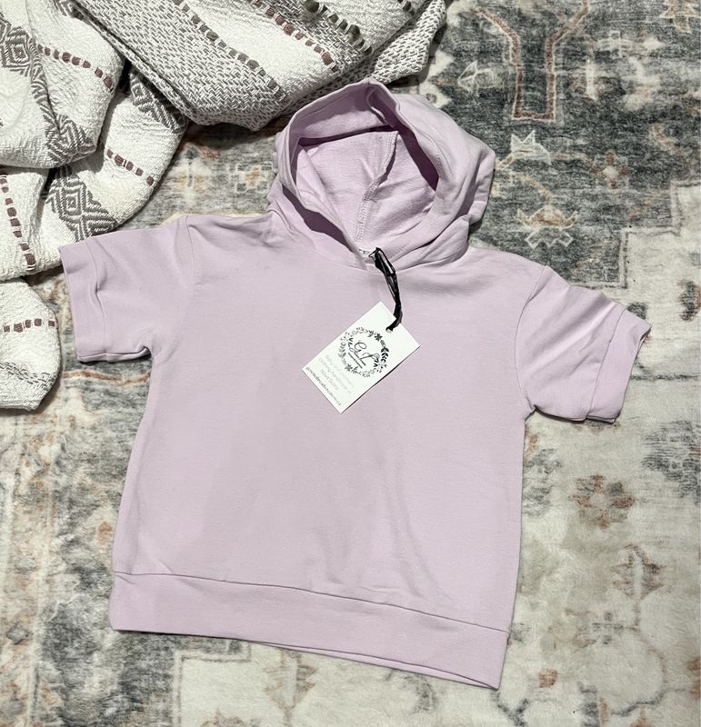 Lilac Shortsleeved Hoodie