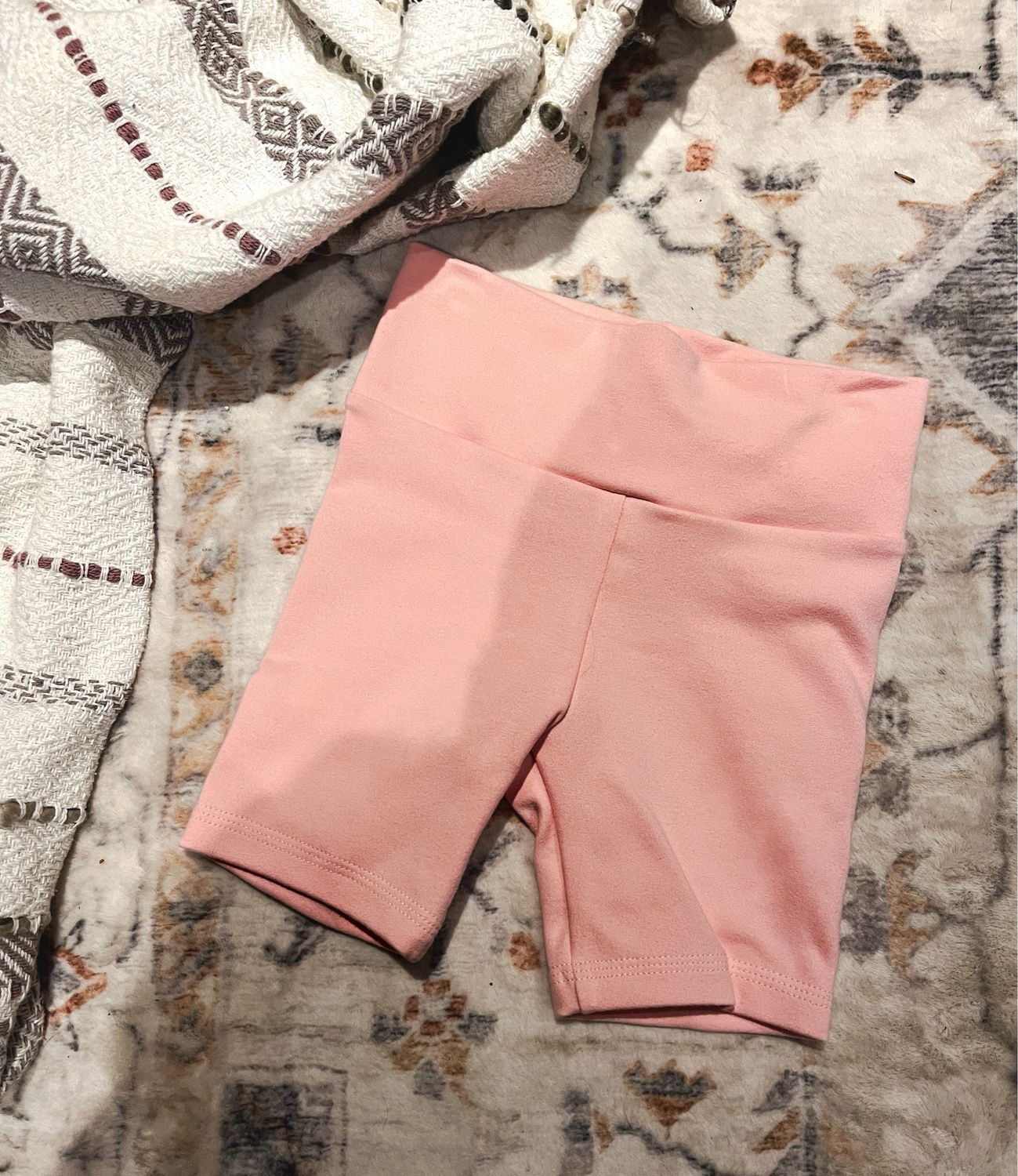 Light Pink Cozy Collection Bike Shorts