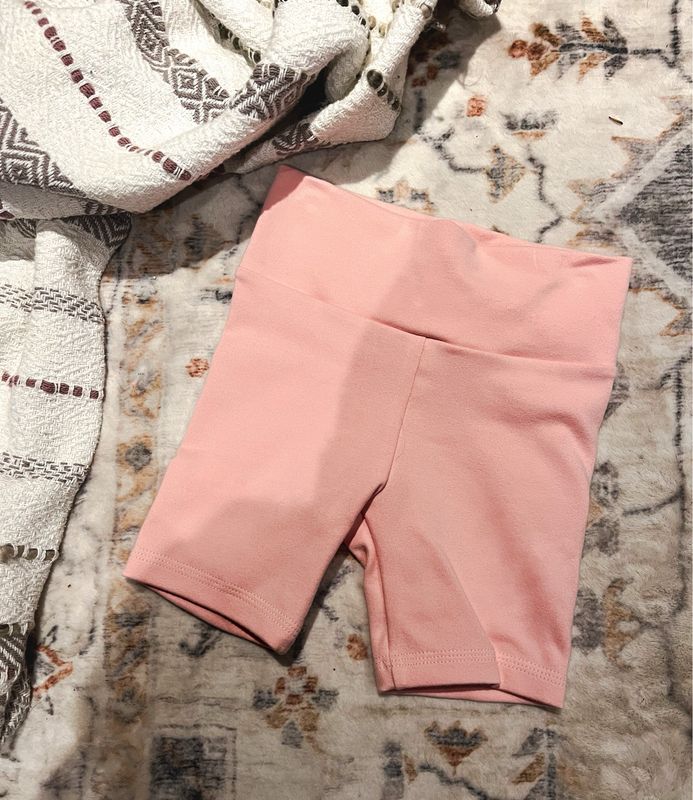 Light Pink Cozy Collection Bike Shorts