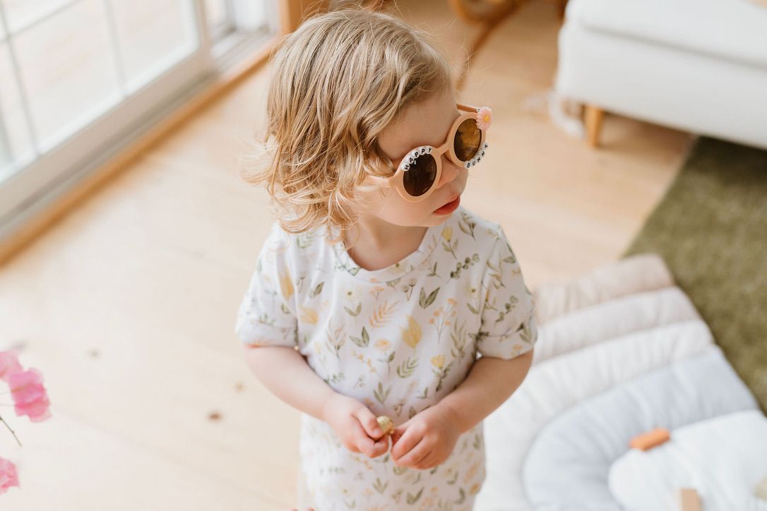 The Daydreamer Printed Tee - Yellow floral