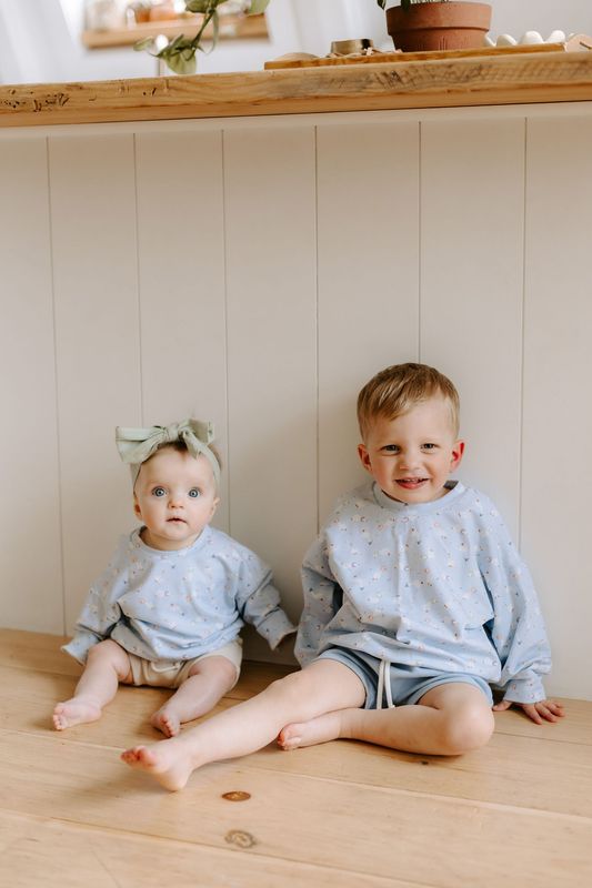 Coastal Breeze Summer Shorts - Baby Blue Cozy Collection
