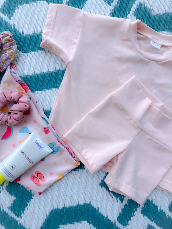 Tidal Bike Shorts - Pink