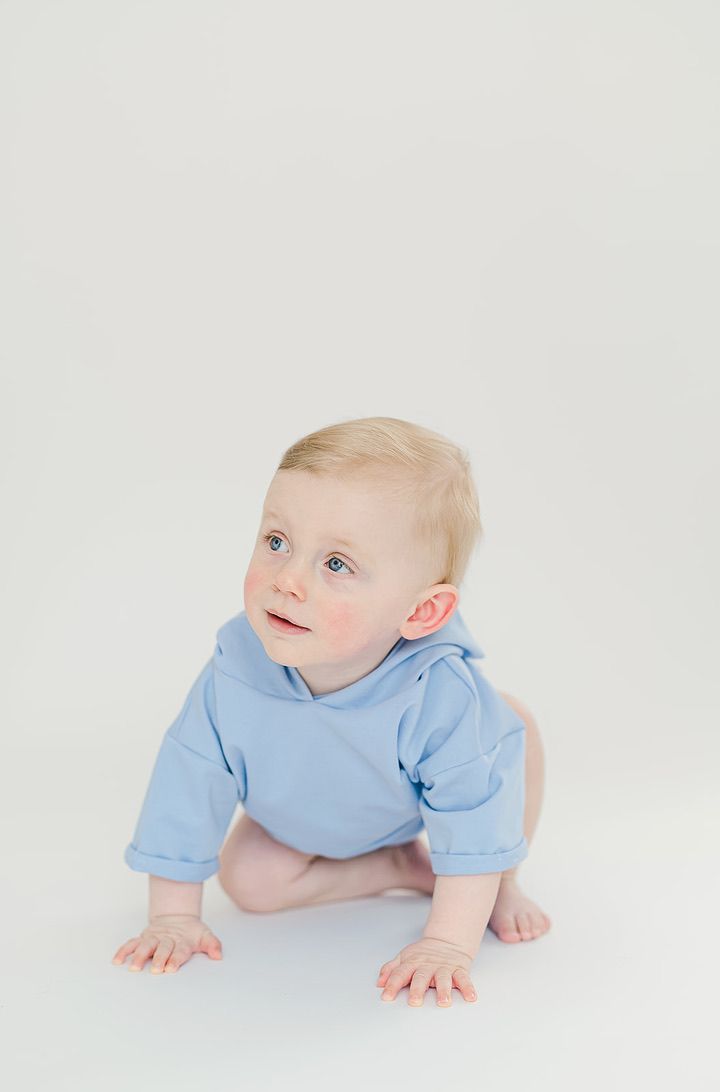 Seabreeze Hooded Tee - Periwinkle Blue