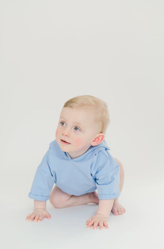 Seabreeze Hooded Tee - Periwinkle Blue
