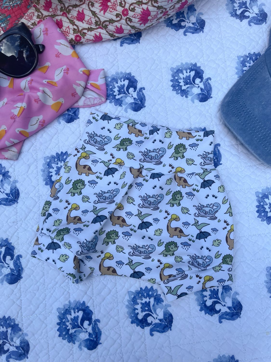 Beach Bummie - Dinosaur Splash Custom Print