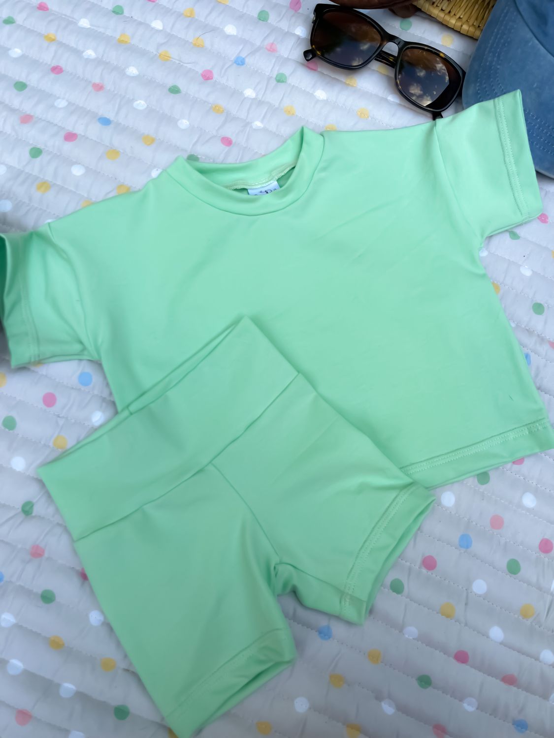 Tidal Bike Shorts - Mint Green