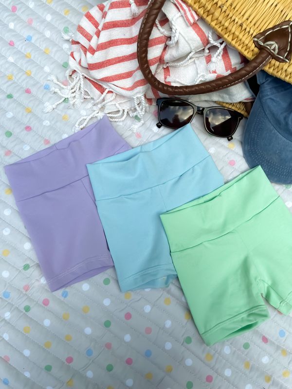 Tidal Bike Shorts - Light purple
