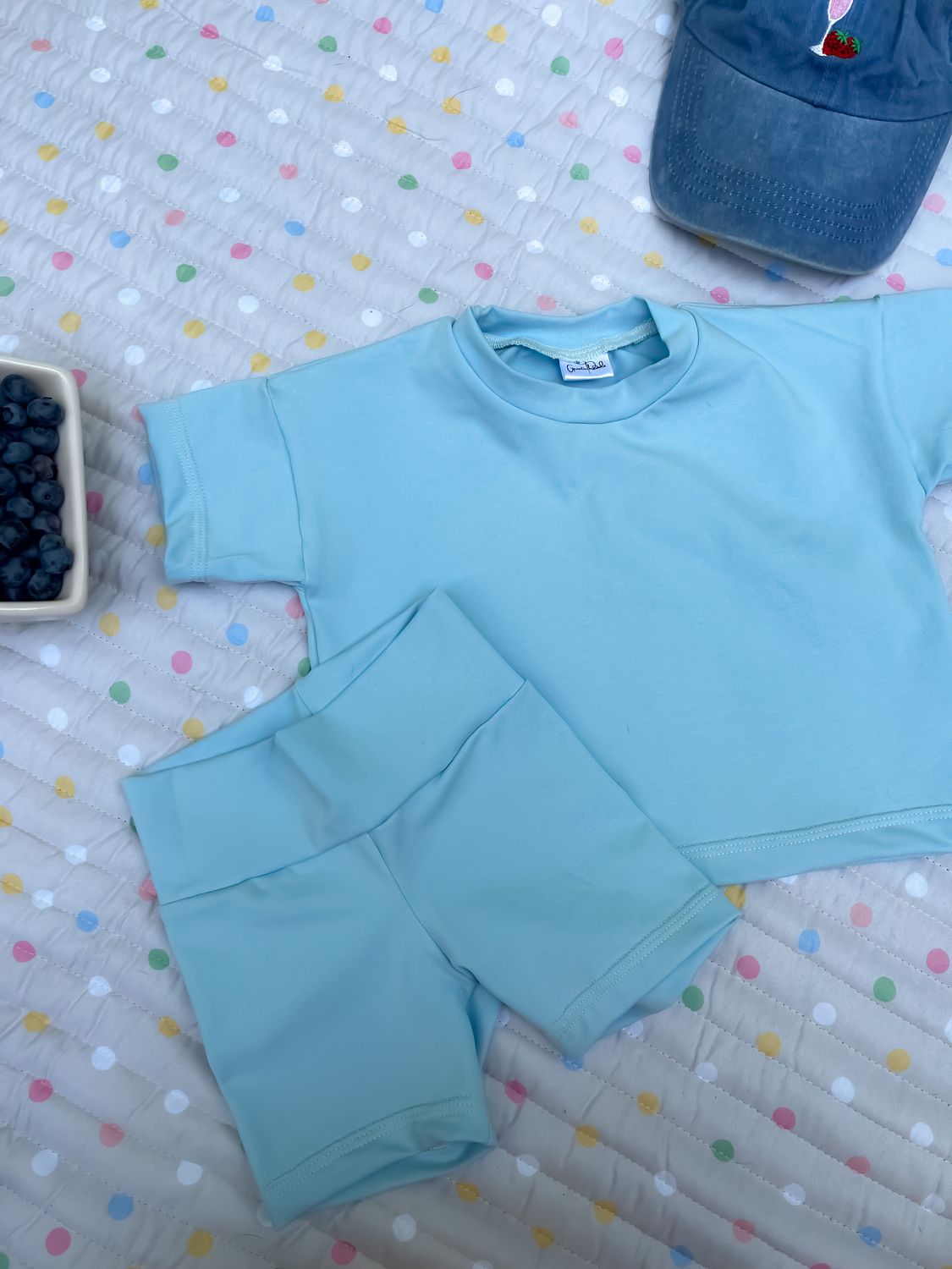 Tidal Bike Shorts - Sky Blue