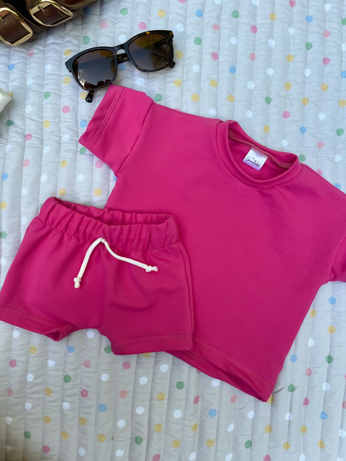 Coastal Breeze Summer Shorts - Hot Pink