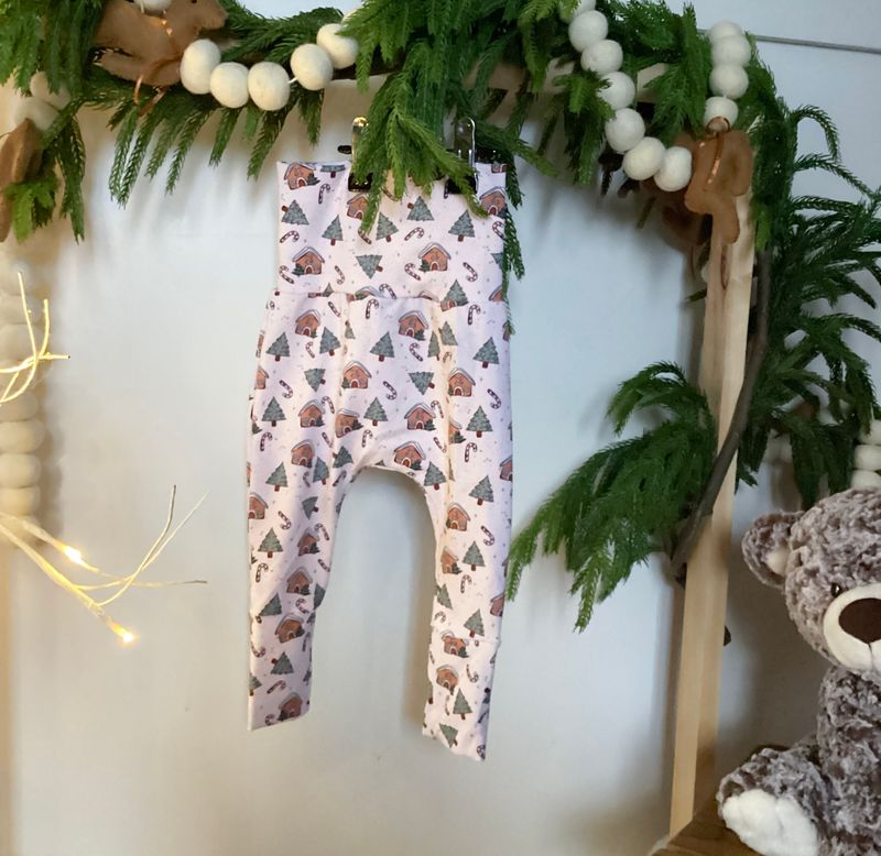 Christmas Gingerbread houses- Grow with me Joggers