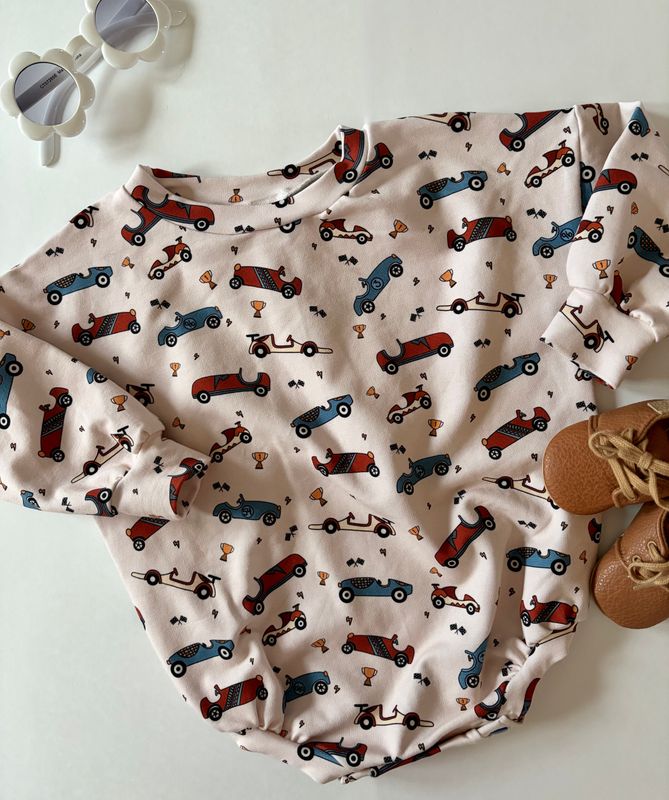 Racecar Romper - Custom Design