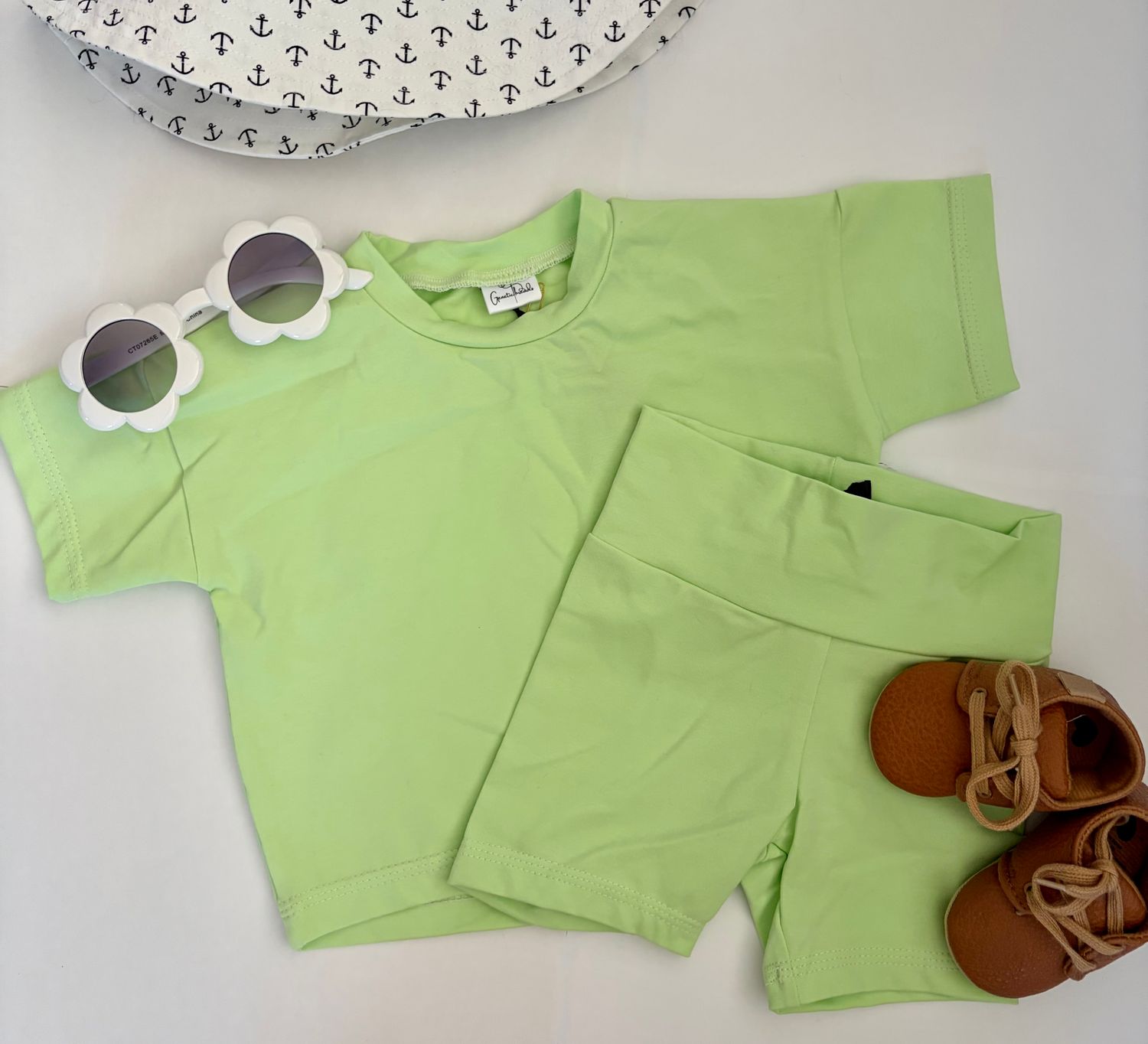Tidal Bike Shorts - Neon Green