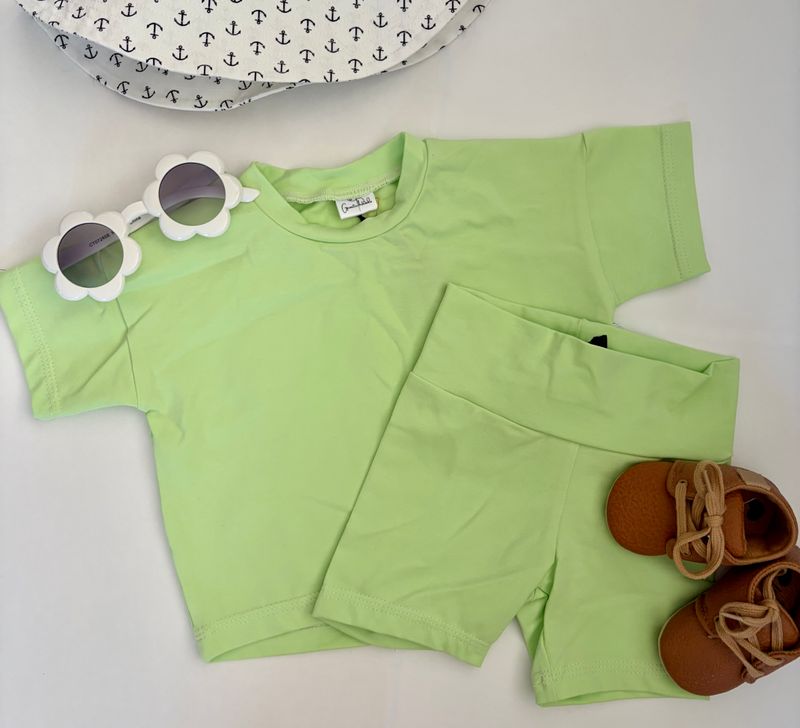 Tidal Bike Shorts - Neon Green