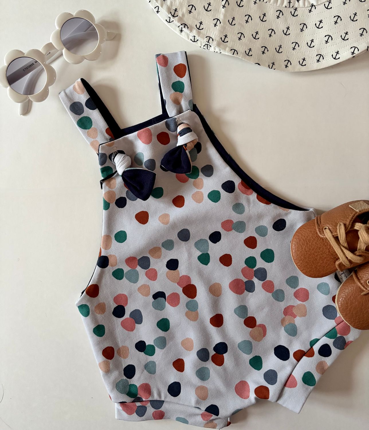 Summer Shorties - Colourful dots Bummie version