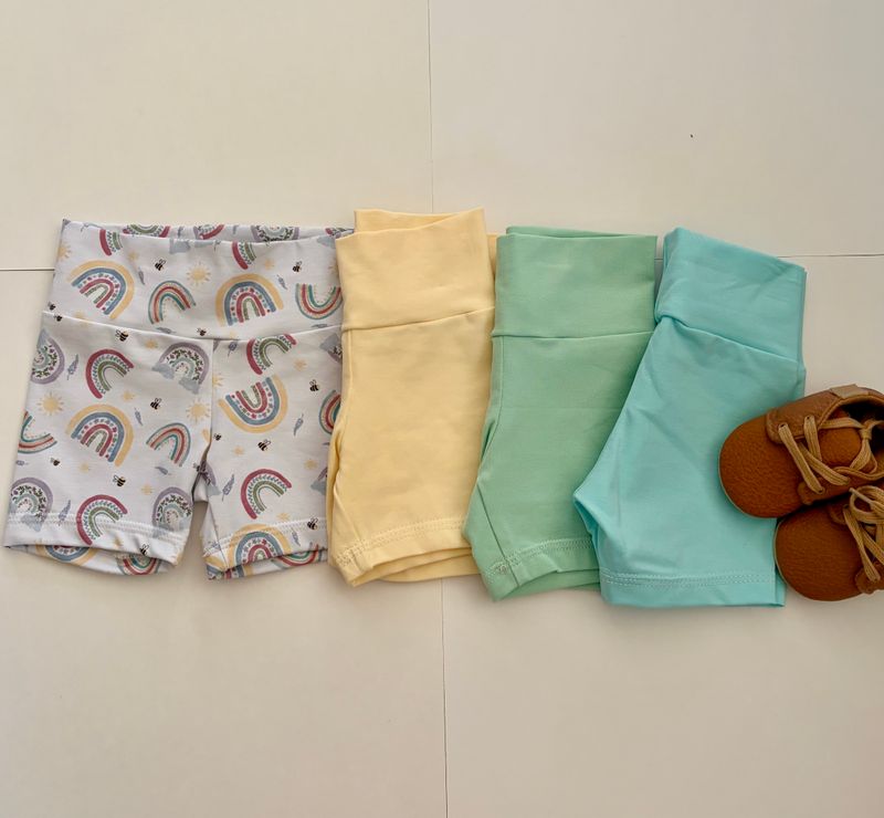 Tidal Bike Shorts - Custom Rainbow