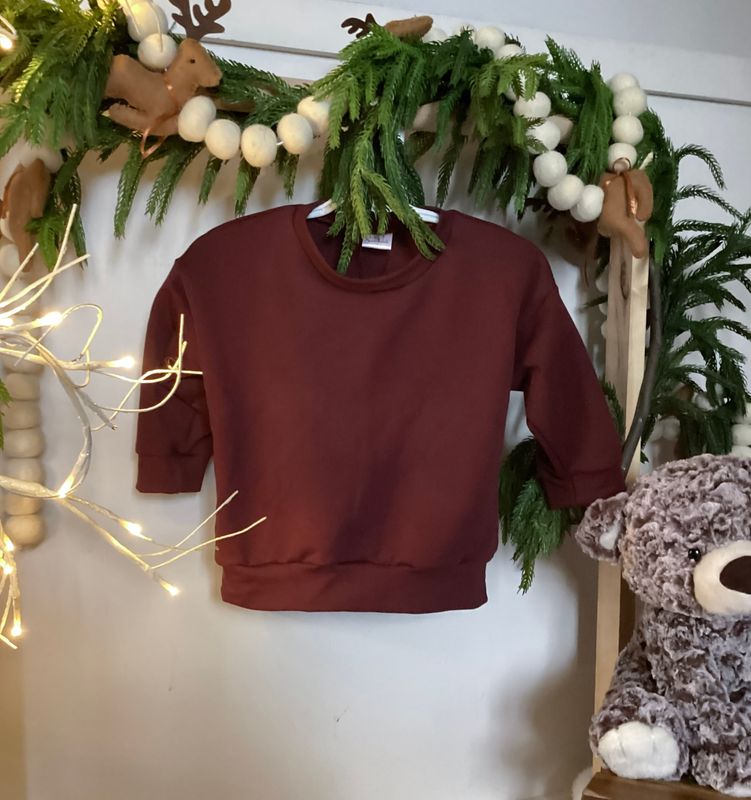 Burgundy Crewneck
