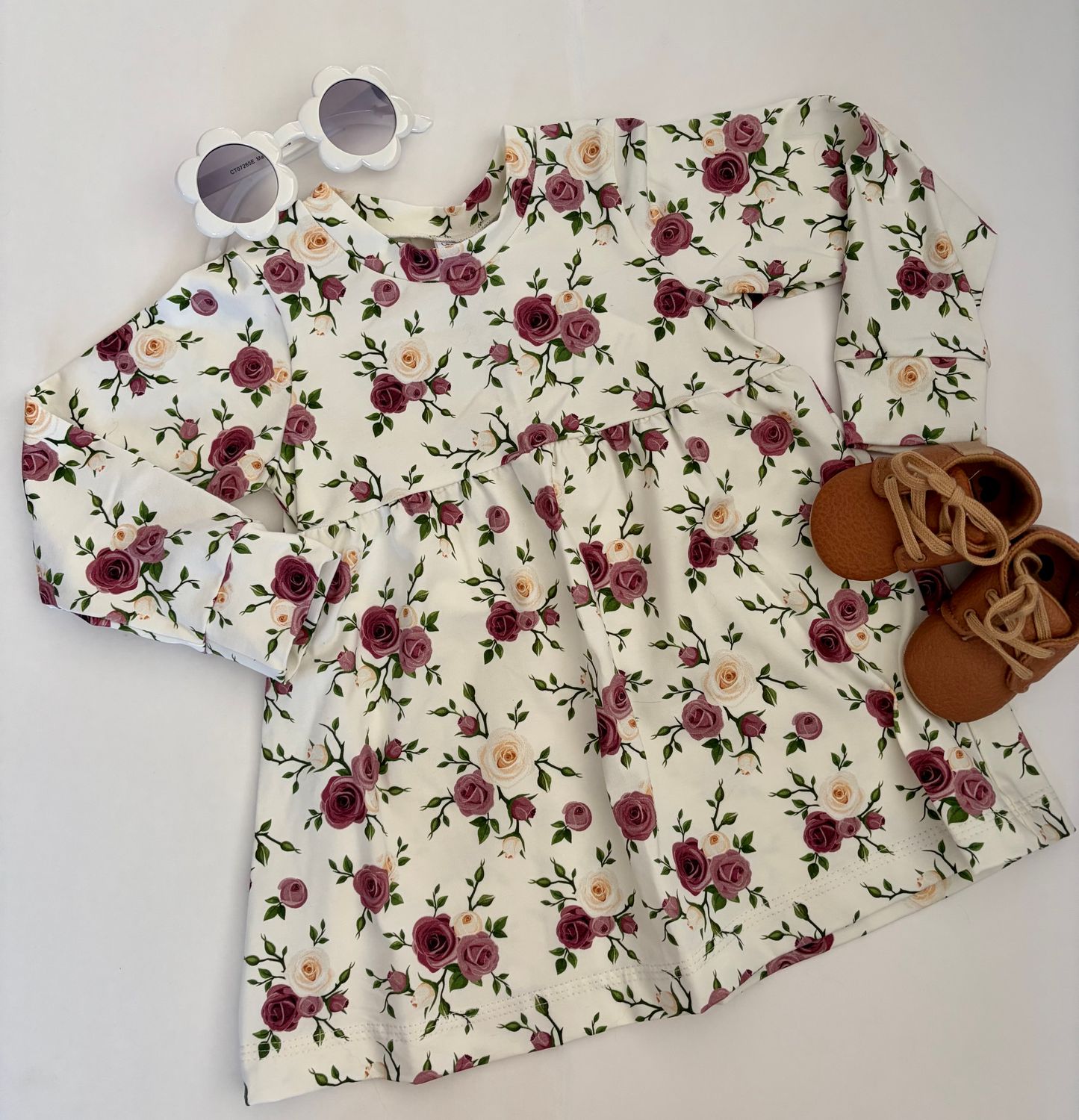 Rose Garden Dress - Long Sleeve