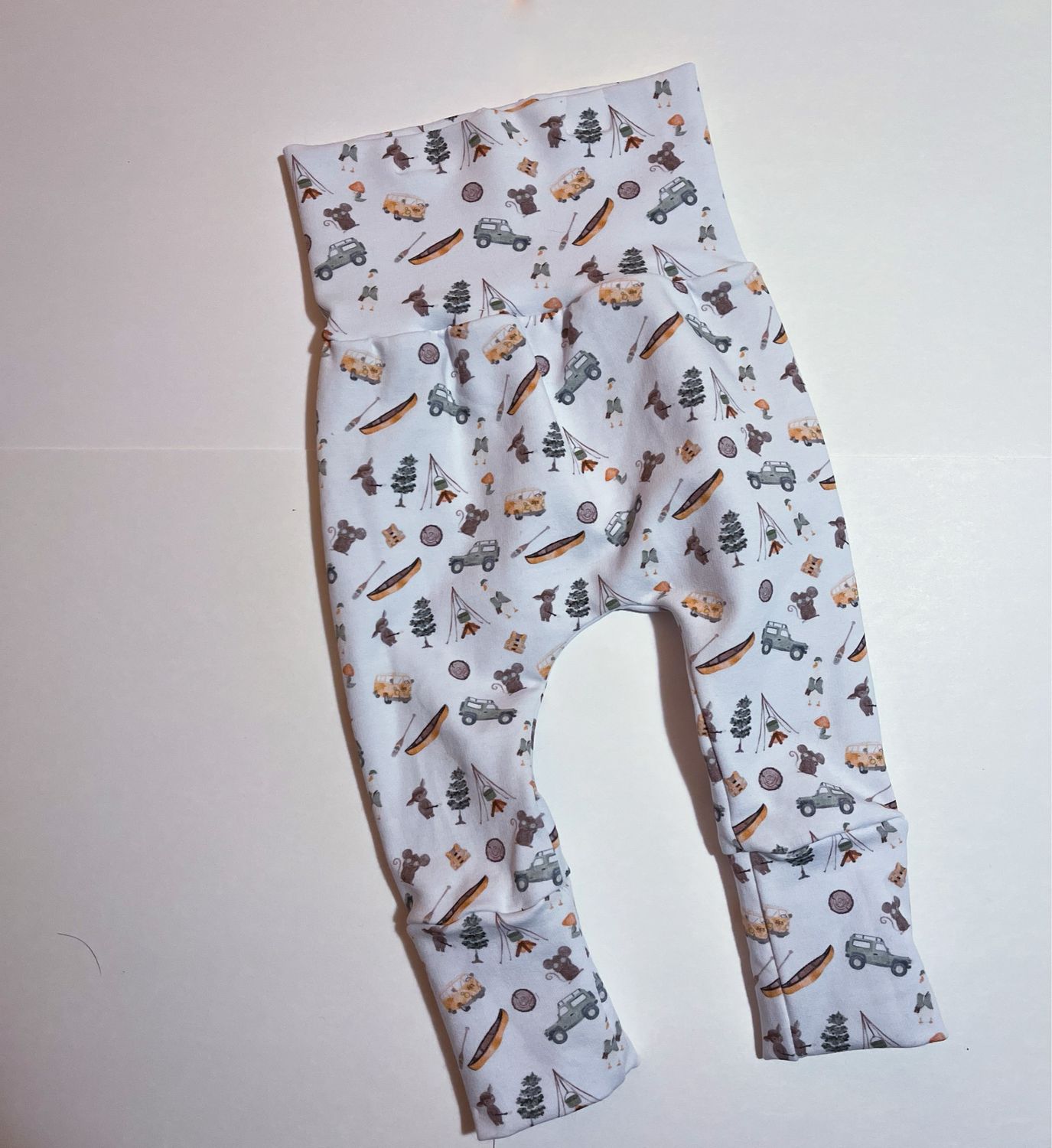 Grow with me Joggers - Camping Custom Drawn