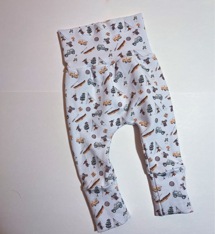 Grow with me Joggers - Camping Custom Drawn