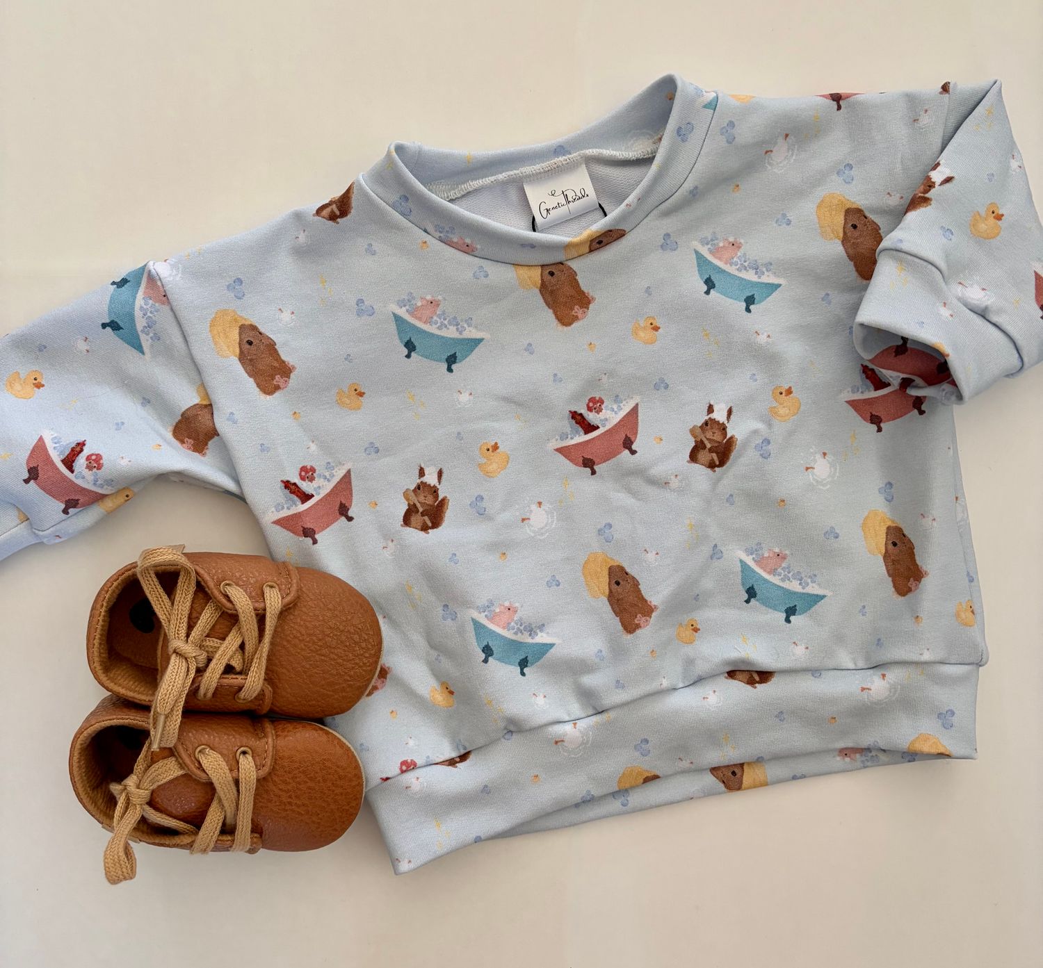 Splish Splash Custom Print Crewneck