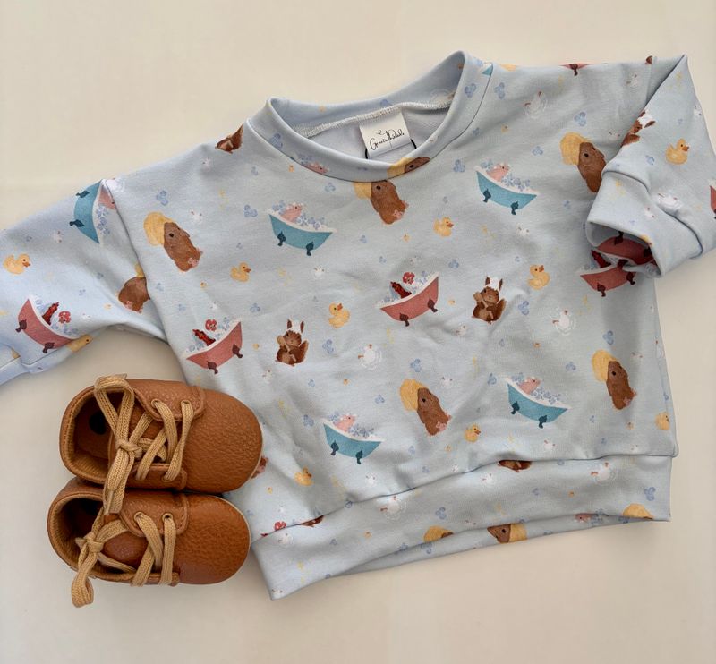 Splish Splash Custom Print Crewneck