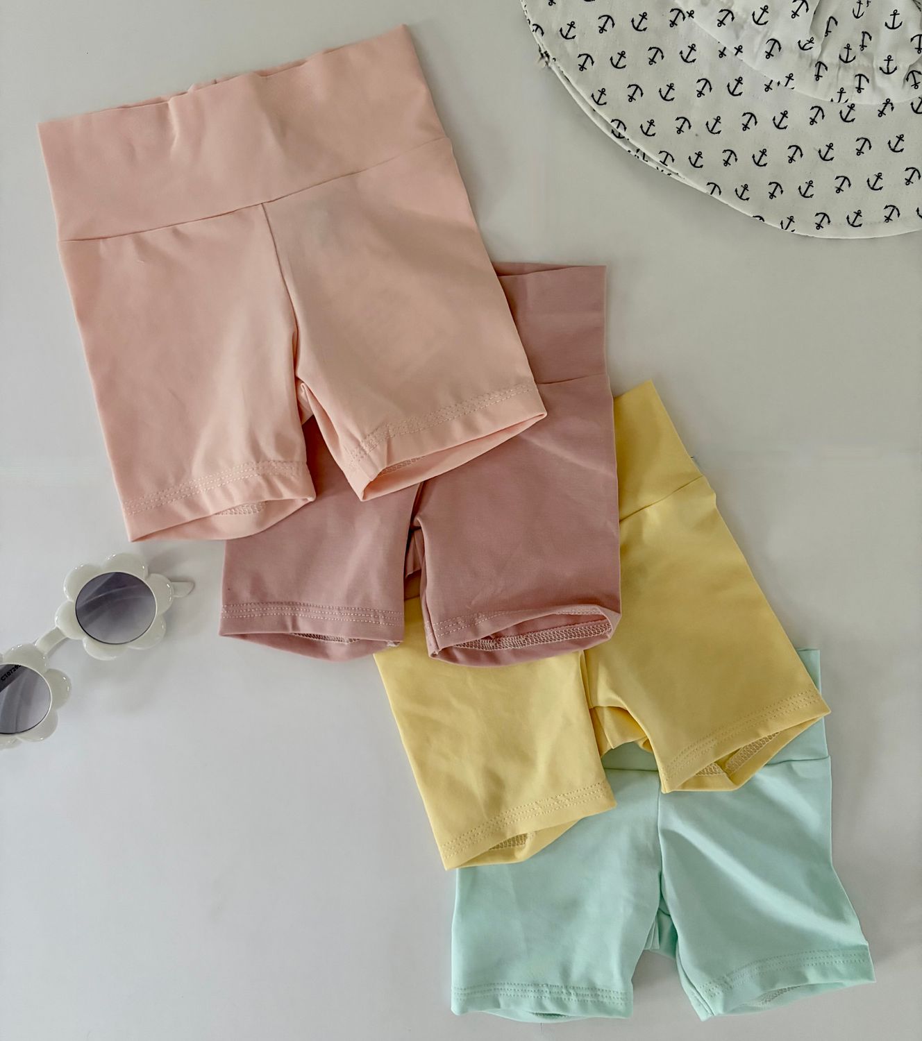 Tidal Bike Shorts - Peach