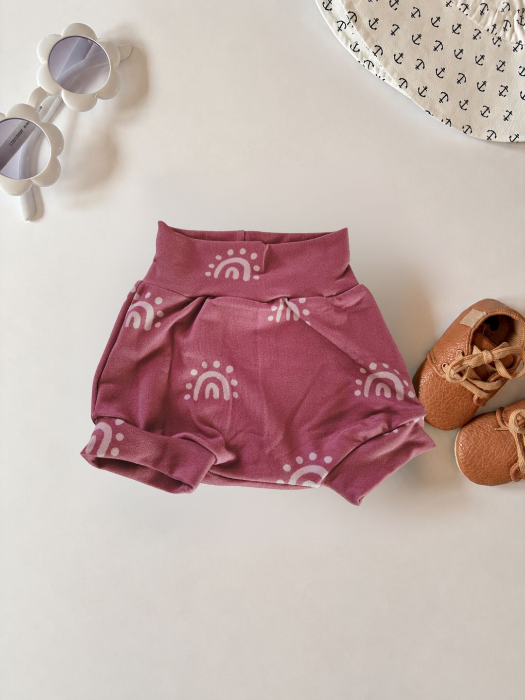 Coastal Breeze Summer Bummies - Pink Rainbows