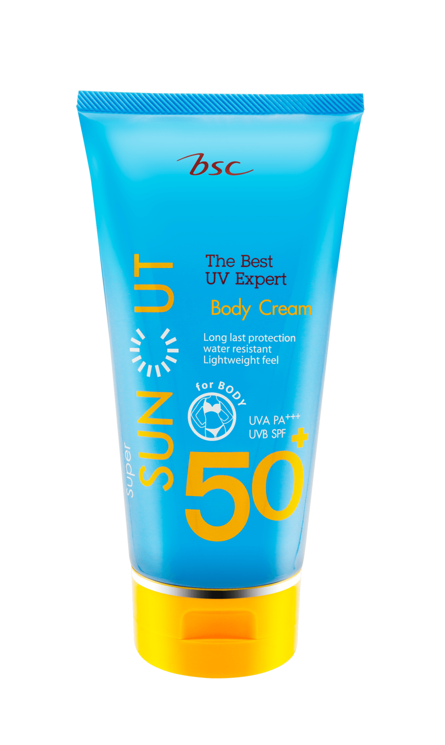BSC SUPER SUN CUT THE BEST UV EXPERT BODY CREAM SPF50 PA+++
