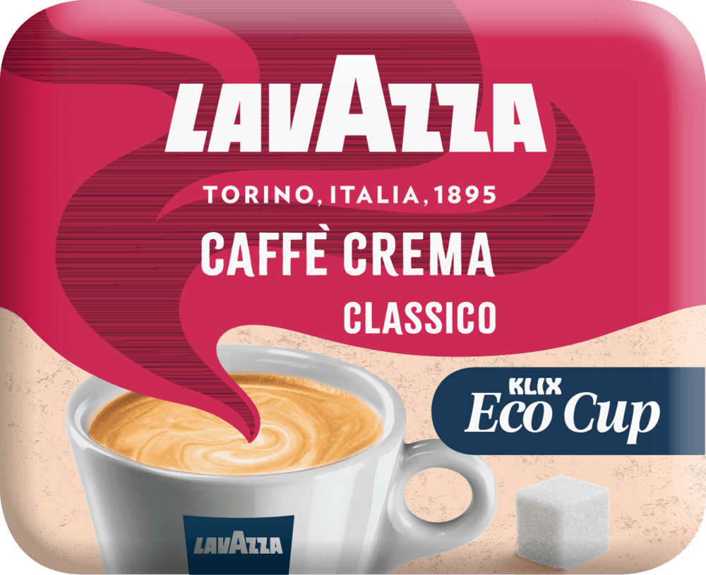Lavazza Caffé Crema mit Zucker & Milchpulver (EcoCup)