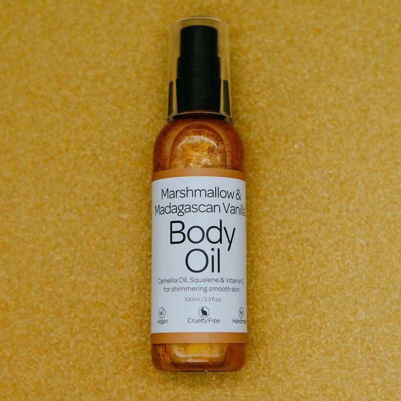 Marshmallow &amp; Madagascan Vanilla Body Oil (100ml)