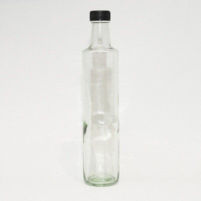 Clear Glass Oil Bottle 500ml