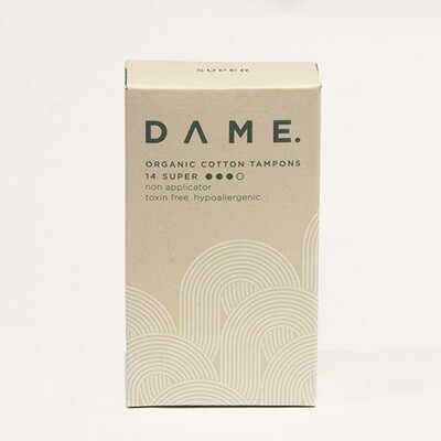 Dame  Super Organic Cotton Tampons