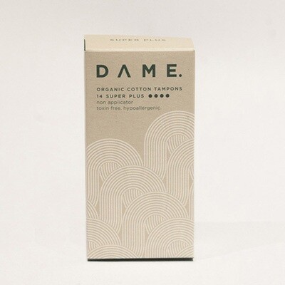 Dame Super Plus Organic Cotton Tampons