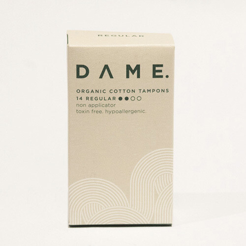 Dame Regular Organic Cotton Tampons