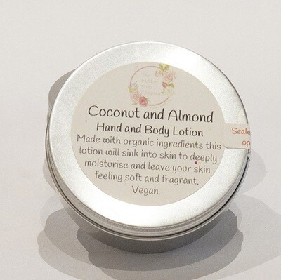 Coconut and Almond Hand and Body Lotion By Maldon Soap