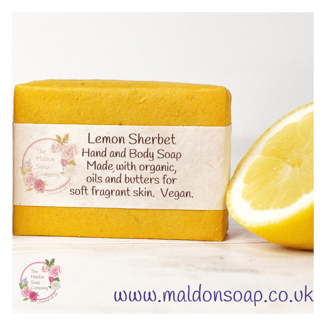 Lemon Sherbert Soap By Maldon Soap