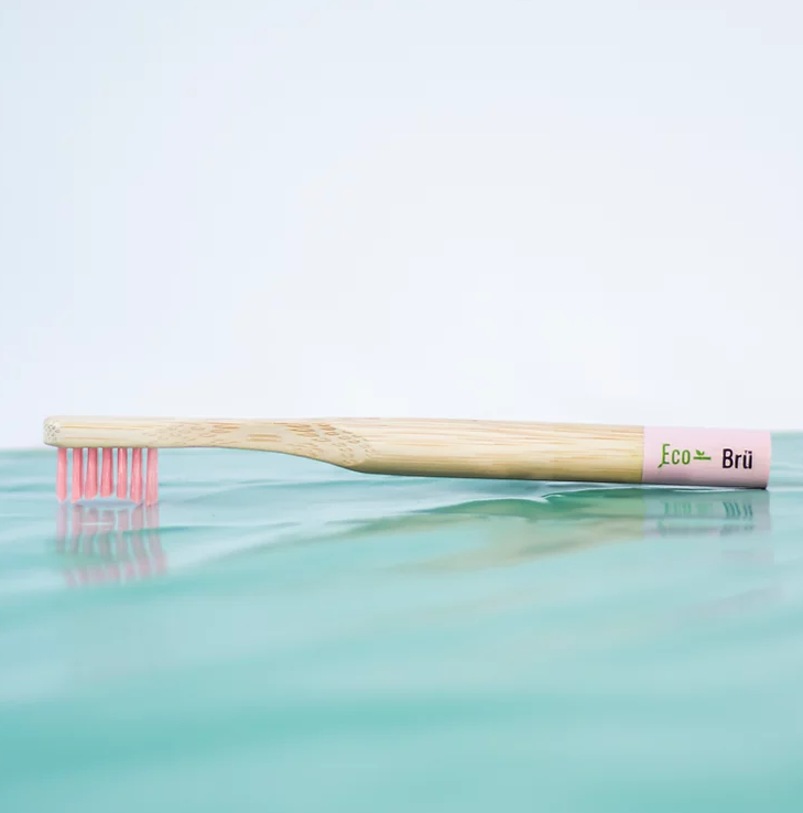 Eco Bru Child Pink Bamboo Toothbrush