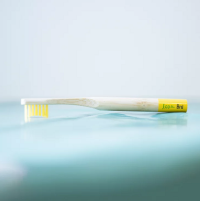 Eco Bru Child Yellow Bamboo Toothbrush