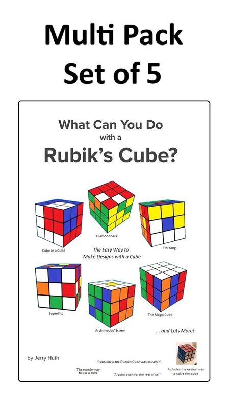 Pack of 5 - Cube Book from CubeTricks.com