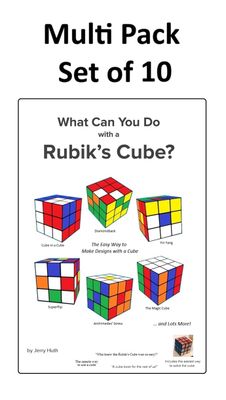 Pack of 10 - Cube Book from CubeTricks.com
