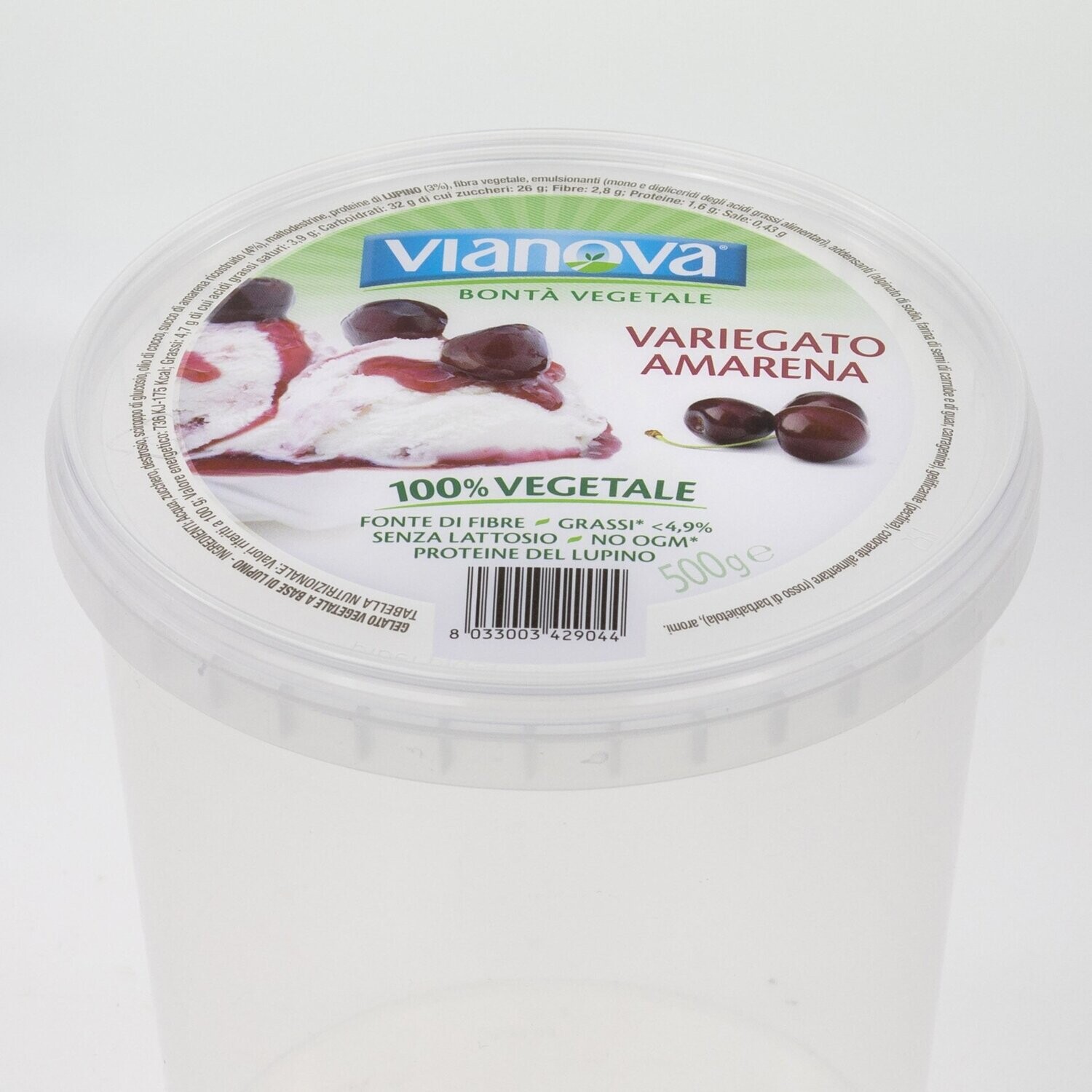 Gelato variegato all'amarena