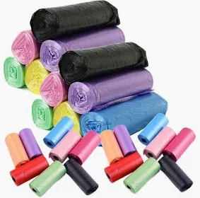 Bag She-bin Liners x50/roll asstd (460mmx750mmx15mic)