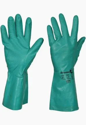 Gloves Salvatex Green Nitrile MED09