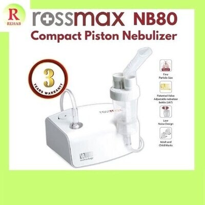 Rossmax Therapy Nebulizer NB80 RX-NB80 Rossmax Therapy Nebulizer NB80 RX-NB80