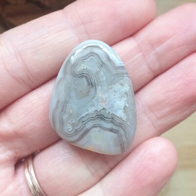 Crazy Lace Agate Cabochon / Pendant for jewelry making or diy craft projects