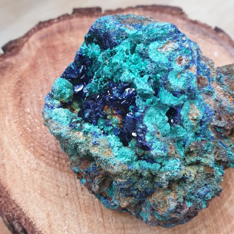 Azurite Malachite Raw 174gr
