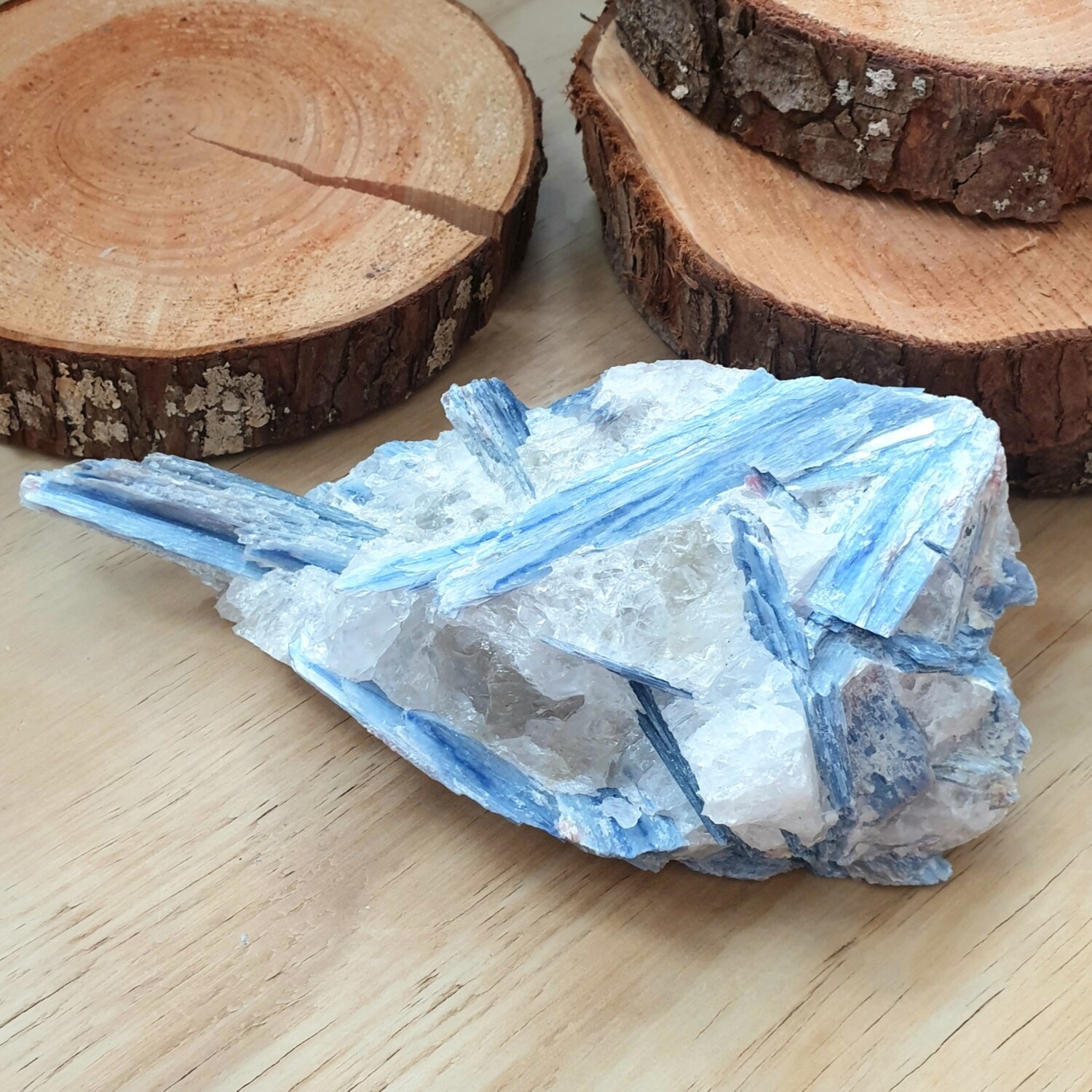 Blue Kyanite in Calcite Matrix 911gr