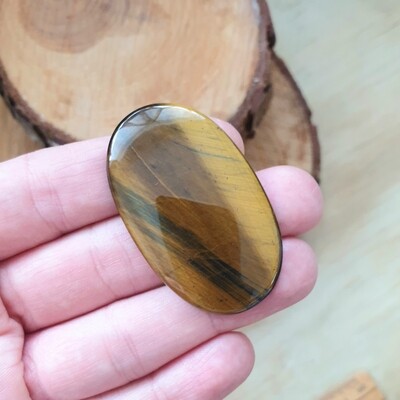 Tiger Eye Cabochon / Pendant for jewelry making or diy craft projects 16gr
