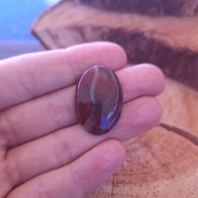 Red Jasper Cabochon / Pendant for jewelry making or diy craft projects 6gr