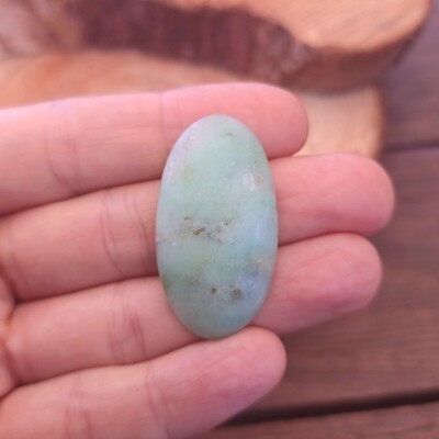 Chrysoprase Cabochon / Pendant for jewelry making or diy craft projects 8gr